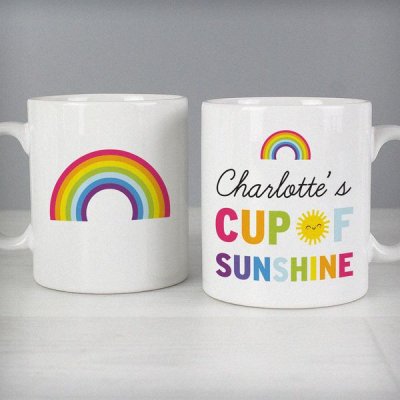 (image for) Personalised Rainbow Cup of Sunshine Mug