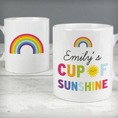 (image for) Personalised Rainbow Cup of Sunshine Mug