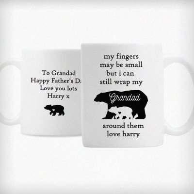 (image for) Personalised My Fingers May Be Small Bears Mug