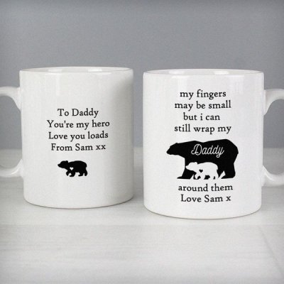 (image for) Personalised My Fingers May Be Small Bears Mug