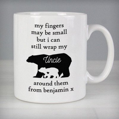 (image for) Personalised My Fingers May Be Small Bears Mug