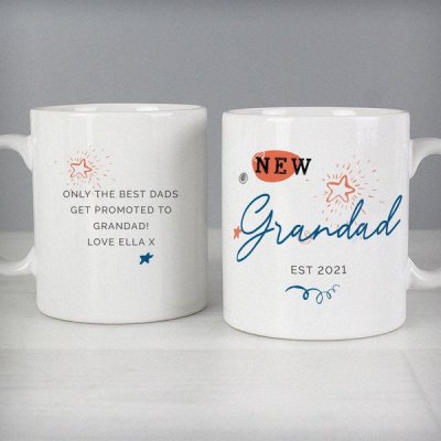 (image for) Personalised New Dad / Grandad Mug