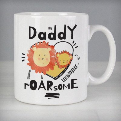 (image for) Personalised Roarsome Fathers Day Mug