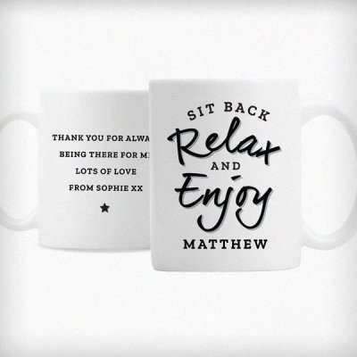 (image for) Personalised Sit Back & Relax Mug