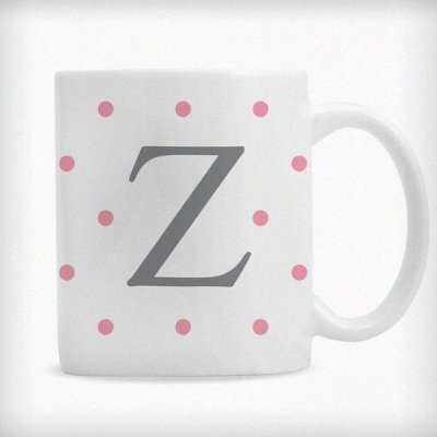 (image for) Personalised Monogram Gold Spot Slim Mug