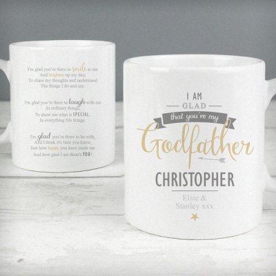 (image for) Personalised I Am Glad... Godfather Slim Mug