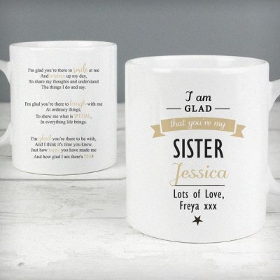 (image for) Personalised I Am Glad... Slim Mug