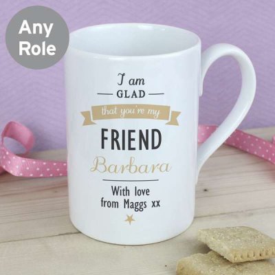 (image for) Personalised I Am Glad... Slim Mug