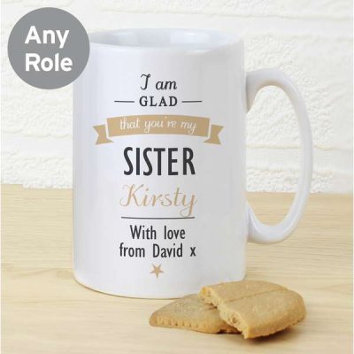 (image for) Personalised I Am Glad... Slim Mug