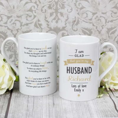 (image for) Personalised I Am Glad... Slim Mug