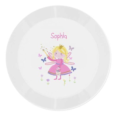 (image for) Personalised Garden Fairy Plastic Plate