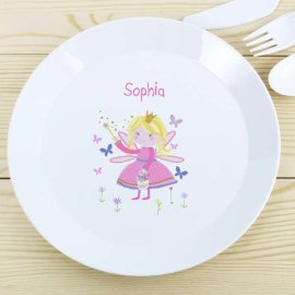 (image for) Personalised Garden Fairy Plastic Plate