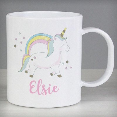 (image for) Personalised Baby Unicorn Plastic Mug