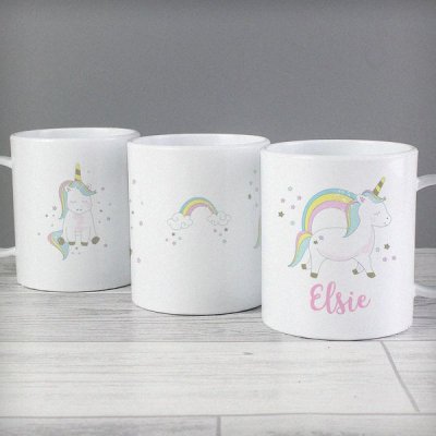 (image for) Personalised Baby Unicorn Plastic Mug