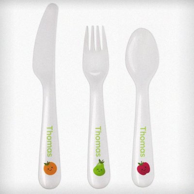 (image for) Personalised Healthy Eating Plastic Cutlery