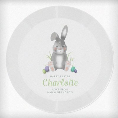 (image for) Personalised Easter Bunny Plastic Plate