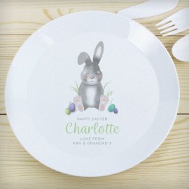 (image for) Personalised Easter Bunny Plastic Plate