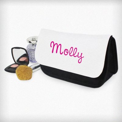 (image for) Personalised Pink Name Island Make Up Bag