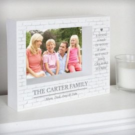 (image for) Personalised Family 7x5 Box Photo Frame