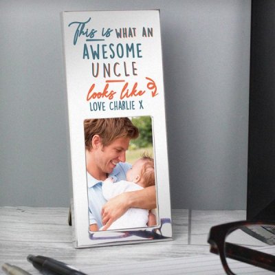 (image for) Personalised This Is What Awesome Looks Like Silver 2x3 Photo Frame