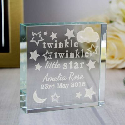 (image for) Personalised Twinkle Twinkle Large Crystal Token