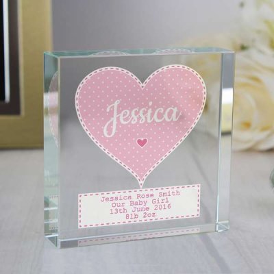 (image for) Personalised Stitch & Dot Girls Large Crystal Token