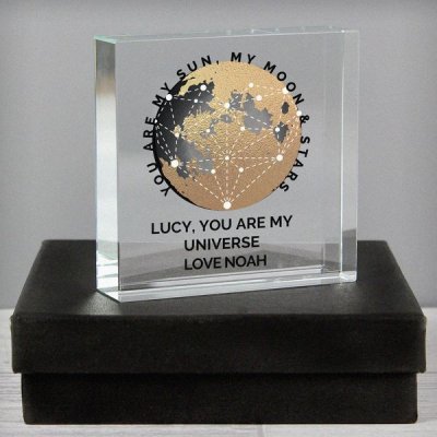 (image for) Personalised You Are My Sun My Moon Large Crystal Token