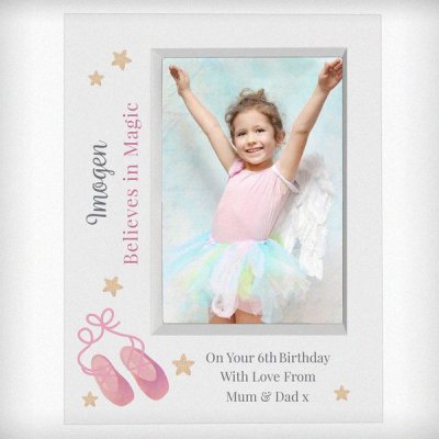 (image for) Personalised Swan Lake Ballet 5x7 Box Photo Frame