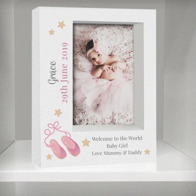 (image for) Personalised Swan Lake Ballet 5x7 Box Photo Frame