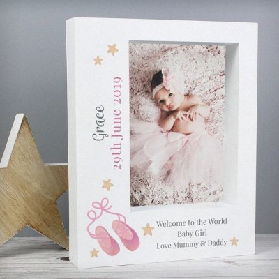 (image for) Personalised Swan Lake Ballet 5x7 Box Photo Frame