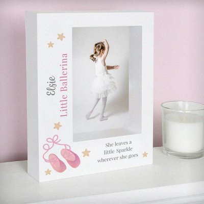 (image for) Personalised Swan Lake Ballet 5x7 Box Photo Frame