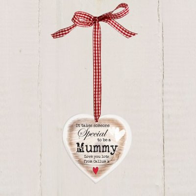 (image for) Personalised Someone Special Wooden Heart Shaped Decoration