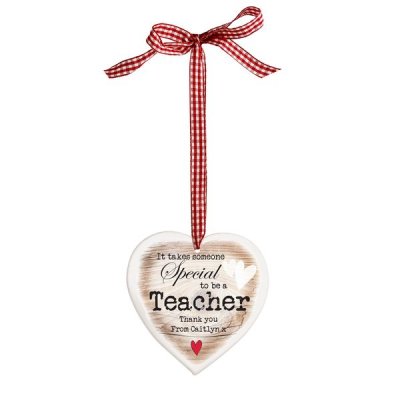 (image for) Personalised Someone Special Wooden Heart Shaped Decoration