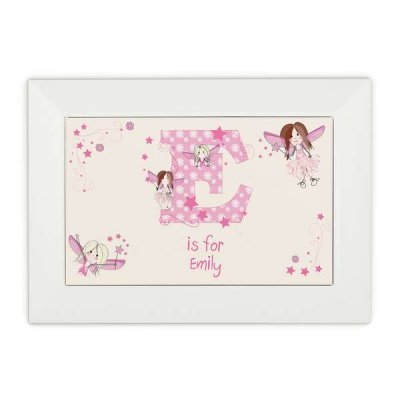 (image for) Personalised Fairy Letter White Jewellery Box