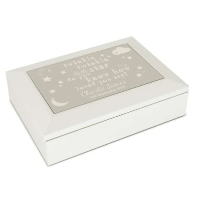 (image for) Personalised Twinkle Twinkle Jewellery Box