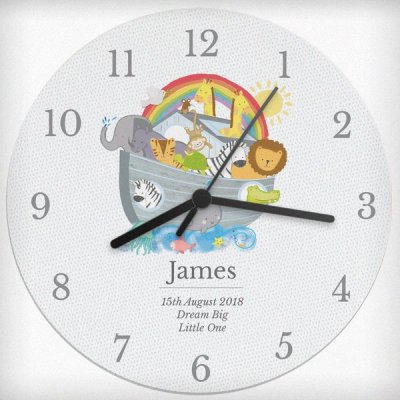 (image for) Personalised Noah's Ark Clock