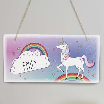 (image for) Personalised Unicorn Wooden Sign