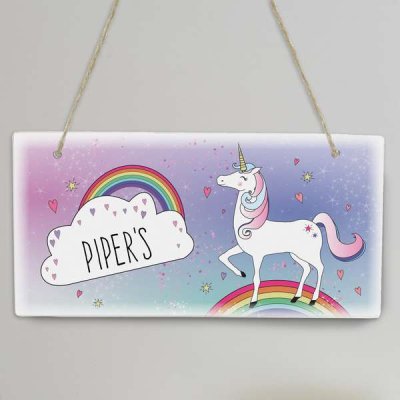 (image for) Personalised Unicorn Wooden Sign