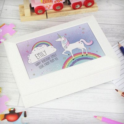 (image for) Personalised Unicorn Jewellery Box