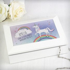 (image for) Personalised Unicorn Jewellery Box