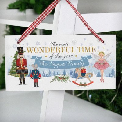 (image for) Personalised Nutcracker Wooden Sign