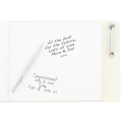 (image for) Personalised Ornate Swirl Guest Book & Pen