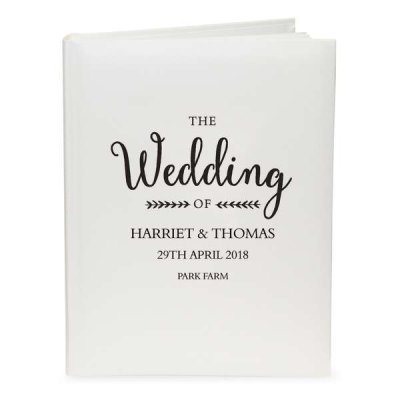 (image for) Personalised Rustic Wedding Traditional Album