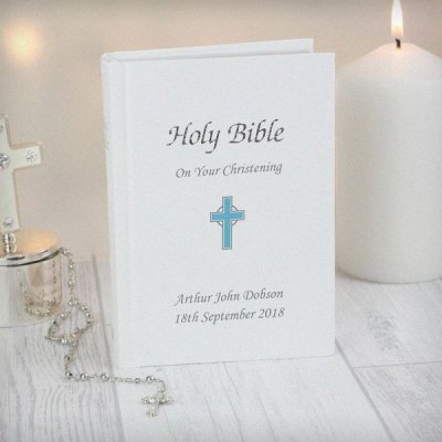 (image for) Personalised Blue Cross Bible