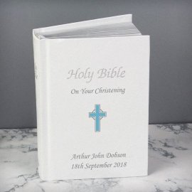 (image for) Personalised Blue Cross Bible