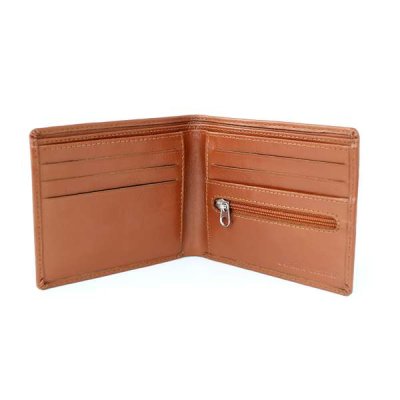 (image for) Personalised Big Initials Tan Leather Wallet