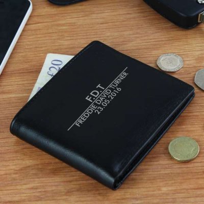 (image for) Personalised Classic Leather Wallet