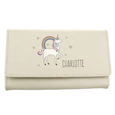 (image for) Personalised Unicorn Cream Purse