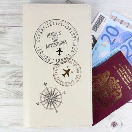 (image for) Personalised Stamp Travel Document Holder