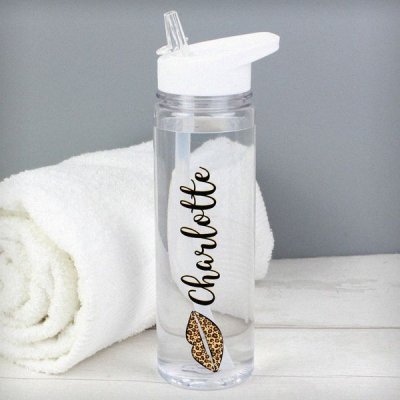 (image for) Personalised Lepoard Lips Island Water Bottle